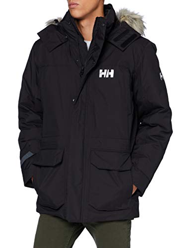 Helly Hansen Montes Parka Down Jacket, Hombre, Negro, M