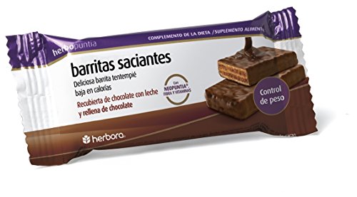 Herbora Caja Barrita Saciante Choco Herbopuntia 500 g