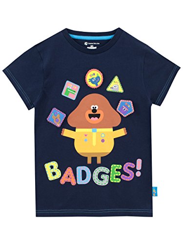 Hey Duggee - Camiseta para niño Club de Las Ardillas - Azul - 6 a 7 Años