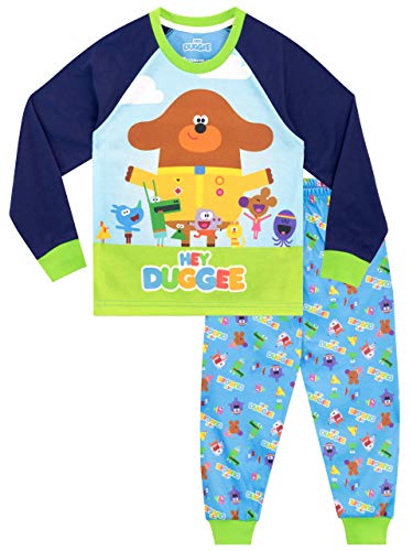 Hey Duggee Pijamas de Manga Corta para niños Club de Las Ardillas Multicolor 3-4 Años
