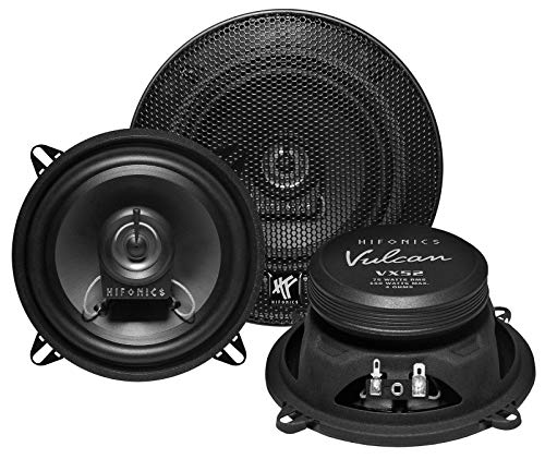 Hifonics VX52 Altavoz Audio 2-Way 150 W Round - Altavoces para Coche (2-Way, 150 W, 75 W, 4 Ω, 53 mm, 11.6 cm)