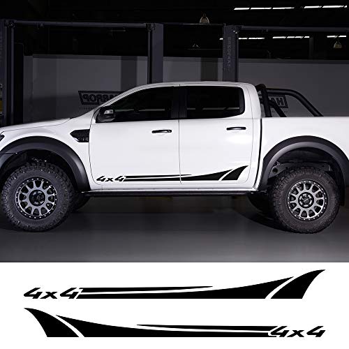 HLLebw Auto Pegatinas de Calcomanías, For Ford Ranger Raptor, For Isuzu DMA, For Nissan NAVARA, For Toyota Hilux Pickup
