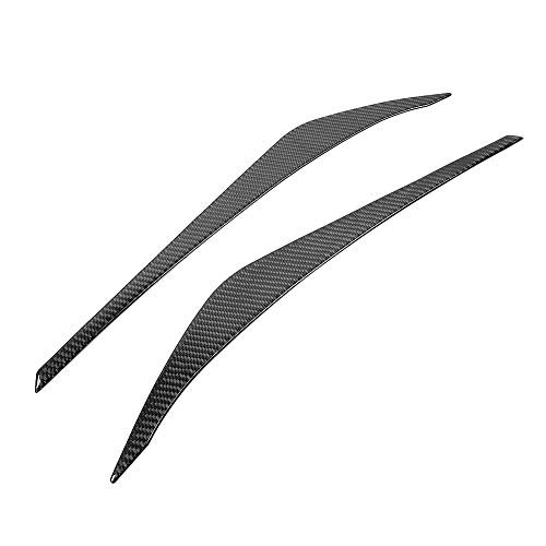 Homeiry - Par de faros delanteros para faros delanteros de ceja con borde de párpado para Hyundai Elantra 2016 2017 2018