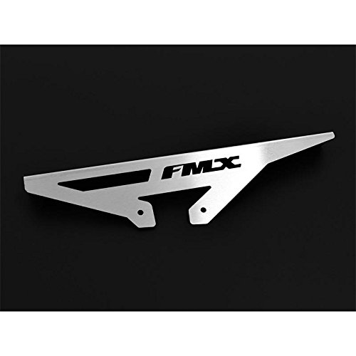 Honda FMX 650 todos los años de construcción Protector de cadena cadena apantallamiento Logo Plata Ibex