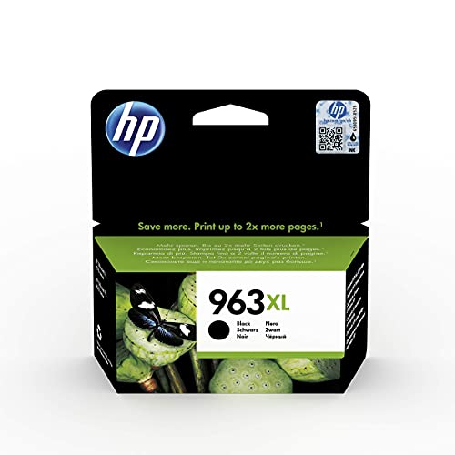 HP 963XL 3JA30AE, Negro, Cartucho de Tinta de Alta Capacidad Original, compatible con impresoras de inyección de tinta HP OfficeJet Pro Series 9010, 9020