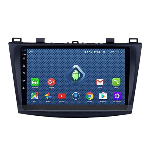 HP CAMP 9 Pulgadas Dash Car Stereo Android 9.0 MP3 Player para Mazda CX-7 2008-2015, GPS Radio estéreo 2.5D Pantalla táctil, WiFi, BT, inversión, Cámara de Marcha atrás,4G WiFi 1G+16G