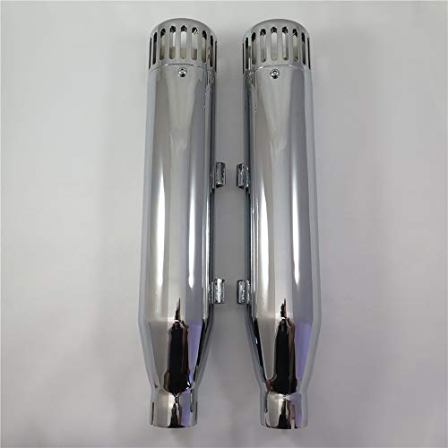 Htt cromo 3 – 1/4 "Slip-On Silenciador de tubo de escape con Racing Cap para Harley Davidson SPORTSTER 2014 – 2015 Htt cromo 3 – 1/4 "Slip-On Silenciador de tubo de escape con Racing Cap para Harley Davidson SPORTSTER 2014 – 2015