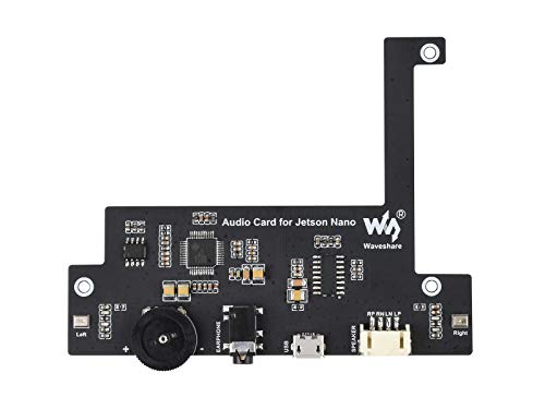 IBest USB Audio Codec Sound Card for Jetson Nano Series Board, Audio Card,Recording and Playback Support, Built-In Microphone and Speaker Header,Driver-Free, Plug and Play