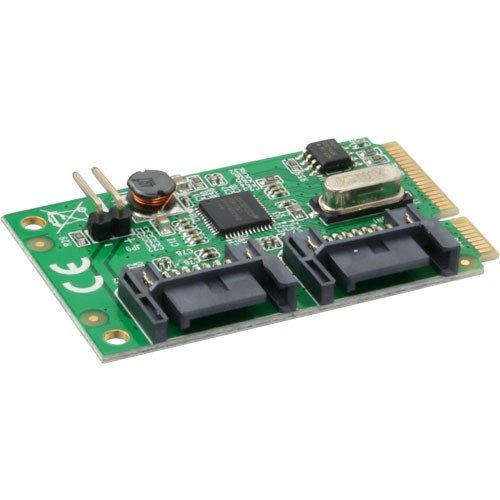 InLine 66901 - Tarjeta y Adaptador de Interfaz (Mini PCIe, SATA, 3.0, 6 Gbit/s) (Importado)