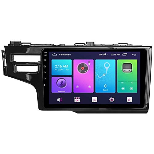 JALAL Navegación GPS, Android Car Stereo Sat Nav para Honda FIT 2014 Sistema de Unidad Principal SWC 4G WiFi BT USB Mirror Link Carplay Integrado
