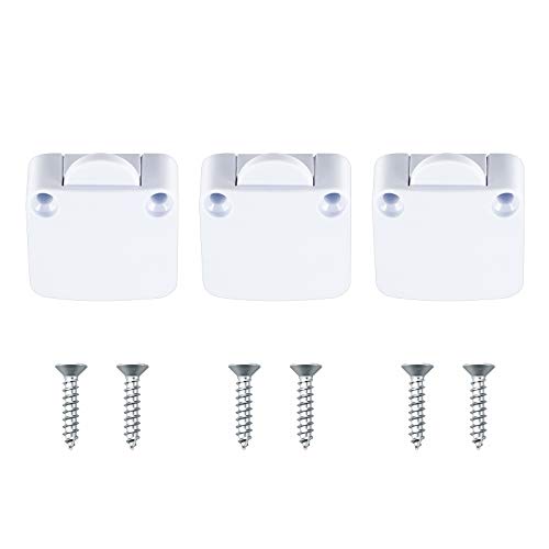 Jubaopen 3PCS Interruptor Puerta Interruptor Luz Armario Interruptor Puerta Armario Interruptor Armario Interruptor de Contacto de Puerta 2A250V con tornillos para Puerta Iluminación Armario(Blanco) Jubaopen 3PCS Interruptor Puerta Interruptor Luz Armario Interruptor Puerta Armario Interruptor Armario Interruptor de Contacto de Puerta 2A250V con tornillos para Puerta Iluminación Armario(Blanco)