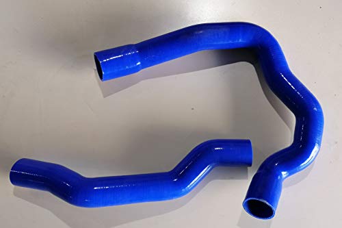 Kit de manguitos intercooler de silicona reforzada para Alfa Romeo 147, Alfa 156 y Alfa Romeo GT 1.9 Jtd, kit de 2 piezas Kit de manguitos intercooler de silicona reforzada para Alfa Romeo 147, Alfa 156 y Alfa Romeo GT 1.9 Jtd, kit de 2 piezas