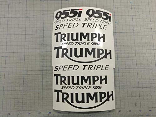 Kit de Pegatinas Triumph Speed Triple 955i R Oro con i Rojo