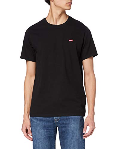 Levi's SS Original Hm tee Camiseta, Cotton + Patch Black, S para Hombre