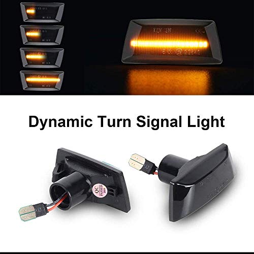 Luz intermitente lateral dinámica de repuesto para O-pel V-auxhall Adam Astra H Corsa D Corsa E Insignia A Meriua B Zafira B Negro Luz intermitente lateral dinámica de repuesto para O-pel V-auxhall Adam Astra H Corsa D Corsa E Insignia A Meriua B Zafira B Negro