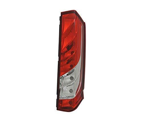 Luz trasera derecha compatible con Iveco Daily VI 2014 2015 2016 2017 2018 - VT883P Luz trasera derecha de montaje de luz trasera lado del pasajero rojo blanco