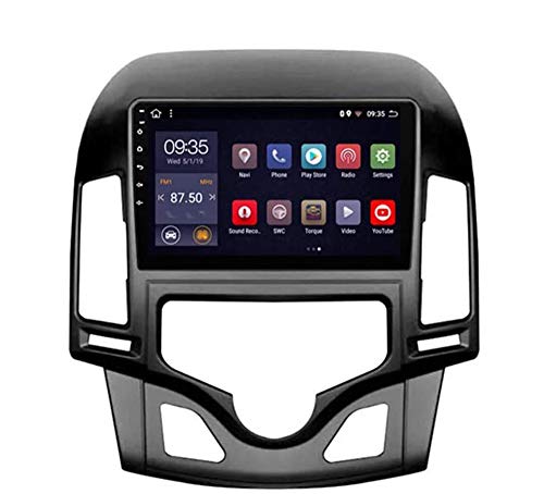 LYHY Compatible con Hyundai i30 2006-2011 A/C Android Car Stereo Radio Double DIN Sat Nav Navegación GPS Pantalla táctil de 9 Pulgadas Reproductor Multimedia Receptor de Video con 4G DSP Carplay