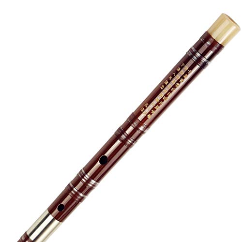 LYQZ Portátil Chino Dizi Flauta Principiante Adulto Cero Flauta de bambú Amargo Profesional básico Niños Tocando Instrumentos Musicales (Color : E)