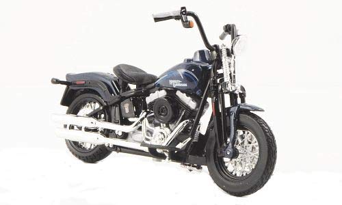 Maisto 20-11071 Harley Davidson FLSTSB Cross Bones - Coche teledirigido (escala 1:18), color azul