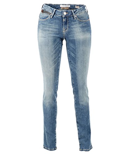 Mavi Lindy Jeans, Azul (Azul Mid Used Ibiza Skinny), 24W x 32L para Mujer