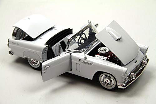 Motormax 1:18 Die-Cast 1956 Ford Thunderbird With Hard Top (Colors May Vary) by Motormax