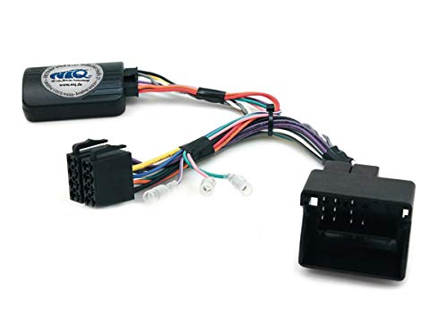 NIQ Adaptador CAN-BUS para mando a distancia en el volante compatible con radios JVC Citroen C2 C3 C4 C5 C8 Berlingo DS3