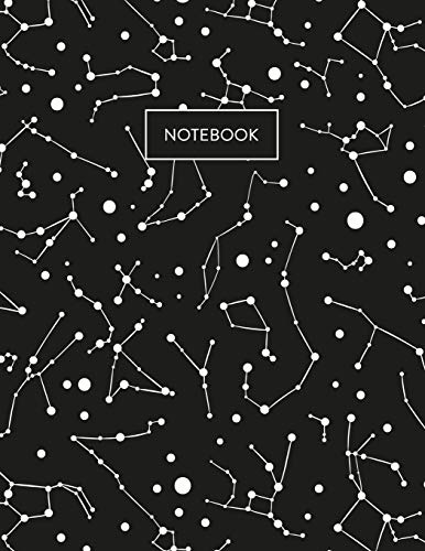 Notebook: Constellation Star Map Campus Notebook 8.5 x 11 (College Ruled)