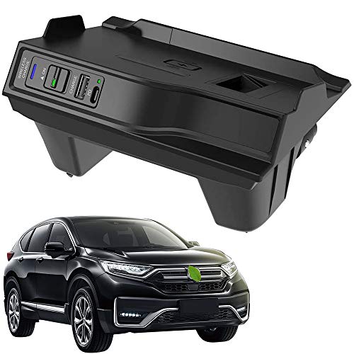 Nuevo Cargador Inalámbrico Coche Auto para HONDA CR-V/CR-V Hybrid 2017-2019 Consola Central Panel, 15W Qi Carga Rápida Teléfono Cargador con USB y 18W PD para iPhone 12/11/X Samsung S20/S10 Nuevo Cargador Inalámbrico Coche Auto para HONDA CR-V/CR-V Hybrid 2017-2019 Consola Central Panel, 15W Qi Carga Rápida Teléfono Cargador con USB y 18W PD para iPhone 12/11/X Samsung S20/S10
