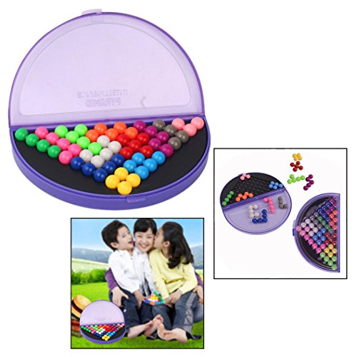 OFKPO Multi-Color IQ Puzzle Blocks para IQ Game Challenge Rompecabezas Juguetes para Niños Adultos