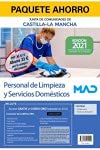 Paquete Ahorro Personal de Limpieza y Servicios Domésticos Junta de Castilla-La Mancha. incluye Temario y test; Simulacros de examen y acceso gratis a Curso Oro