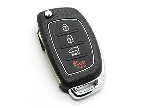Pro-Plip - Llave plegable para Hyundai i20, i30, ix35, i30, i40, ix45, Santa fe + bocina de mando a distancia