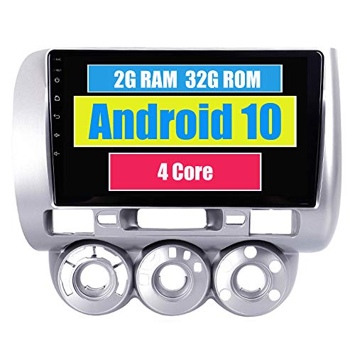 RoverOne Radio del Coche para Honda Fit Jazz 2004 2005 2006 2007 con Android Reproductor Multimedia Navegacion GPS Pantalla Táctil Bluetooth Estéreo WiFi USB Mirror Link