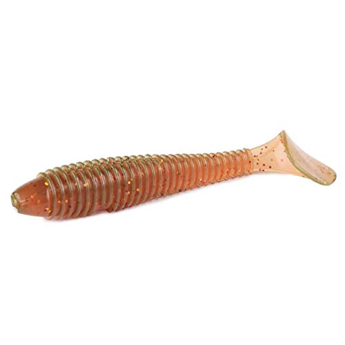 Señuelos de Pesca 75 mm 85 mm 180 mm Señuelos de Cola de Paleta Wobbler Señuelo Suave de Pesca para Bajos Cebo de Silicona, L, 180 mm 1 Piezas