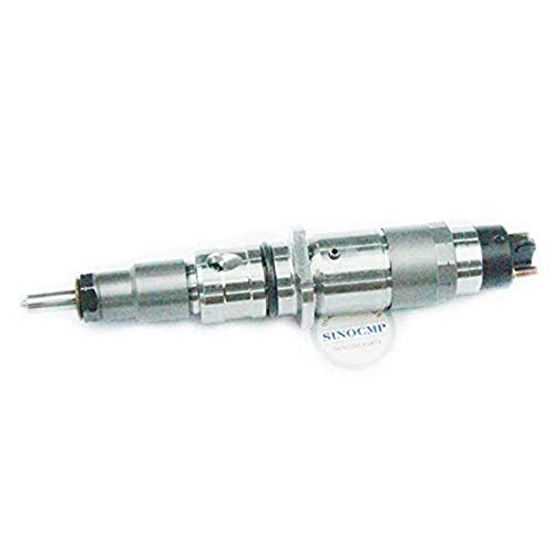SINOCMP Inyector 0445120231 3976372 4945967 5263262 QSB6.7 Inyector de combustible para motor Bosch Cummins inyector compatible con Komatsu PC200-8 piezas de motor diésel.