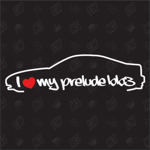 speedwerk-motorwear I Love My Prelude BB3 - Pegatina para Honda (año 92-96)