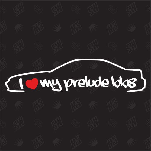 speedwerk-motorwear I Love My Prelude BB8 - Pegatina para Honda (año 97-02)