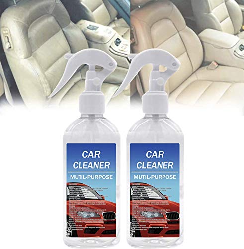 Stain Out All-in-1 Bubble Cleaner para automóvil, All-in-1 Car Interior Cleaner Foam Spray, Lo mejor para tapicería de alfombras de cuero y cuero de automóviles (2 PCS)