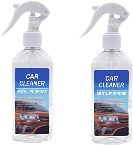 Stain Out All-in-one bubble cleaner, 2pcs multifunctional Bubble Cleaner All-Purpose Rinse-Free Spray,Car Interior Cleaner Spray Foam for Leather Carpet Upholstery and Auto Car Leather