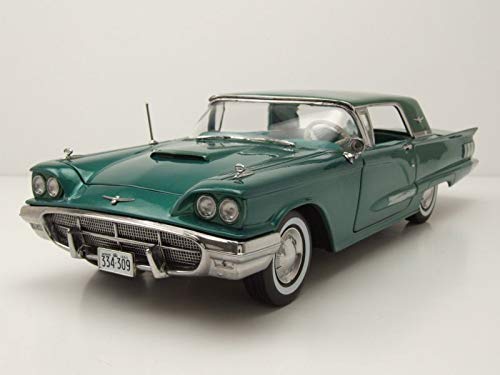 Sun Star Compatible con Ford Thunderbird Hard Top 1960 verde modelo coche 1:18