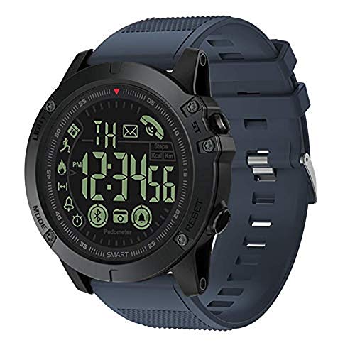 T1 Tact Reloj inteligente para deportes al aire libre, resistente al agua, podómetro, contador de calorías, multifunción, Bluetooth, reloj inteligente