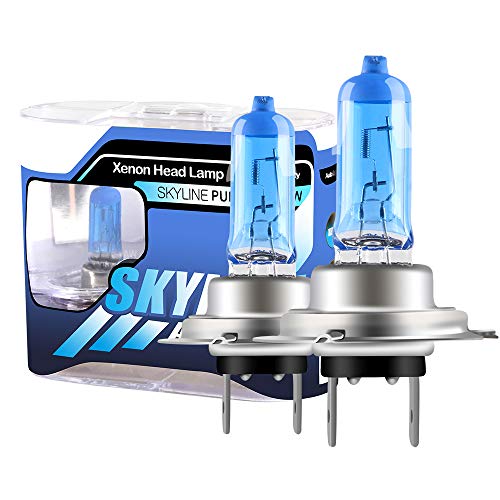 Teguangmei 2 X H7 55W Bombilla Halógena para Faros Delanteros Súper Brillante Blanco 5000K Bombilla Halógena de Xenón Reemplazo Faro de Coche Faro Antiniebla DRL 12V Teguangmei 2 X H7 55W Bombilla Halógena para Faros Delanteros Súper Brillante Blanco 5000K Bombilla Halógena de Xenón Reemplazo Faro de Coche Faro Antiniebla DRL 12V
