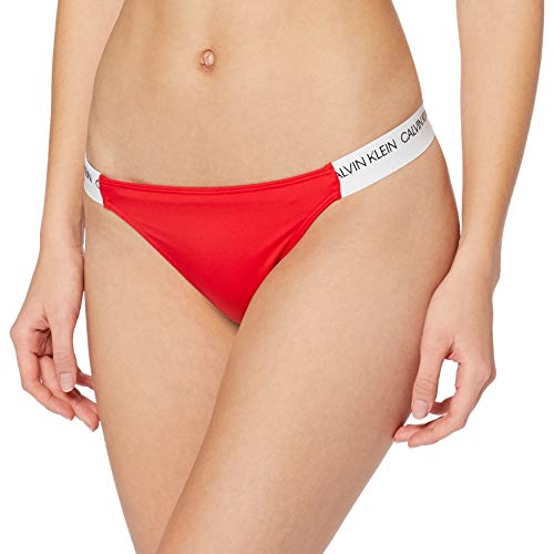 Tommy Hilfiger Cheeky HR Braguita de Bikini, Rojo (Laras Lipstick 668), Talla única (Talla del Fabricante: Large) para Mujer