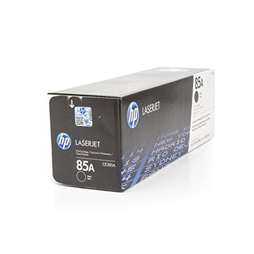 Toner original para HP Laserjet Professional M 1136 MFP HP 85 A, 85 ABK, 85 ABLACK, no85 a, no85abk, no85ab barniz CE285 A – PREMIUM de impresoras cartucho – Negro – 1600 páginas