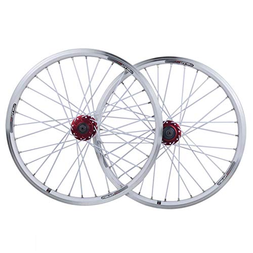 TYXTYX Ejes de liberación rápida Accesorio para Bicicleta Juego de Ruedas para Bicicleta Rueda de Bicicleta BMX de 20 Pulgadas Llanta de aleación de Doble Capa Freno en V Liberación rápida 7 8 9 10 TYXTYX Ejes de liberación rápida Accesorio para Bicicleta Juego de Ruedas para Bicicleta Rueda de Bicicleta BMX de 20 Pulgadas Llanta de aleación de Doble Capa Freno en V Liberación rápida 7 8 9 10