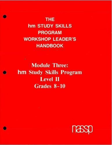 Workshop Leader's Handbook: Level II Grades 8-10: hm Learning & Study Skills Program (Hm Study Skills) (English Edition)