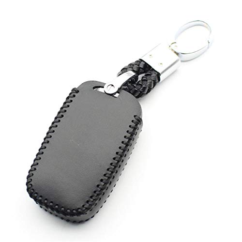 ZHHRHC Leather Keychain 3Button Smart Key Case Cover For Hyundai Sonata/Elantra/I30/IX35 Car Styling