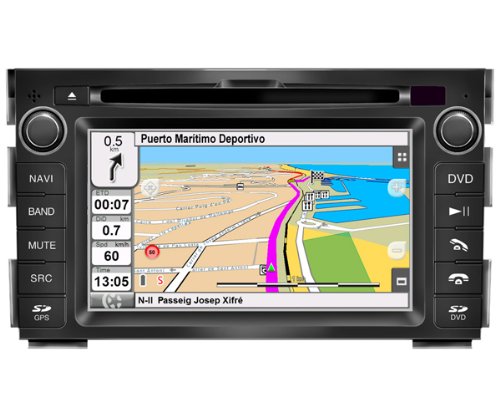 2DIN 6,7" KIA CEED y KIA Venga: NAVEGADOR GPS, Manos Libres Bluetooth, CD, DVD, USB, SD, iPod