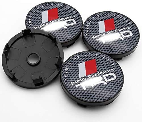 4 PCS Auto Center Hub Caps Para Toyota- CHR, Wheel Center Logo Badge Stickers Accesorios de decoración de modelado de neumáticos