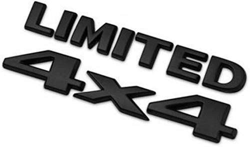 4 x 4 + edición limitada Jeep Grand Cherokee Wrangler Compass Chrome Logo 3D Pegatinas Logo Pegatina Placa de identificación Decoración (negro) 4 x 4 + edición limitada Jeep Grand Cherokee Wrangler Compass Chrome Logo 3D Pegatinas Logo Pegatina Placa de identificación Decoración (negro)