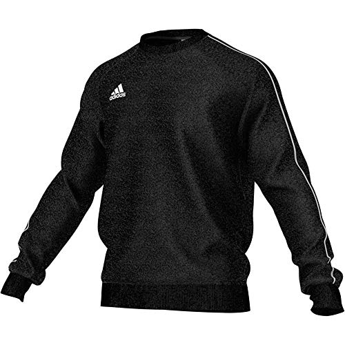 adidas CORE18 SW Top Sudadera, Hombre, Negro (Negro/Blanco), S adidas CORE18 SW Top Sudadera, Hombre, Negro (Negro/Blanco), S